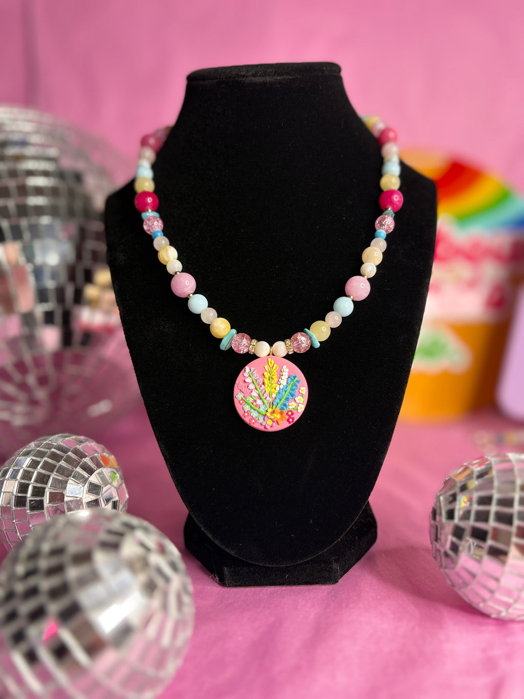 Wildflower Bloom - Handmade Beaded Necklace