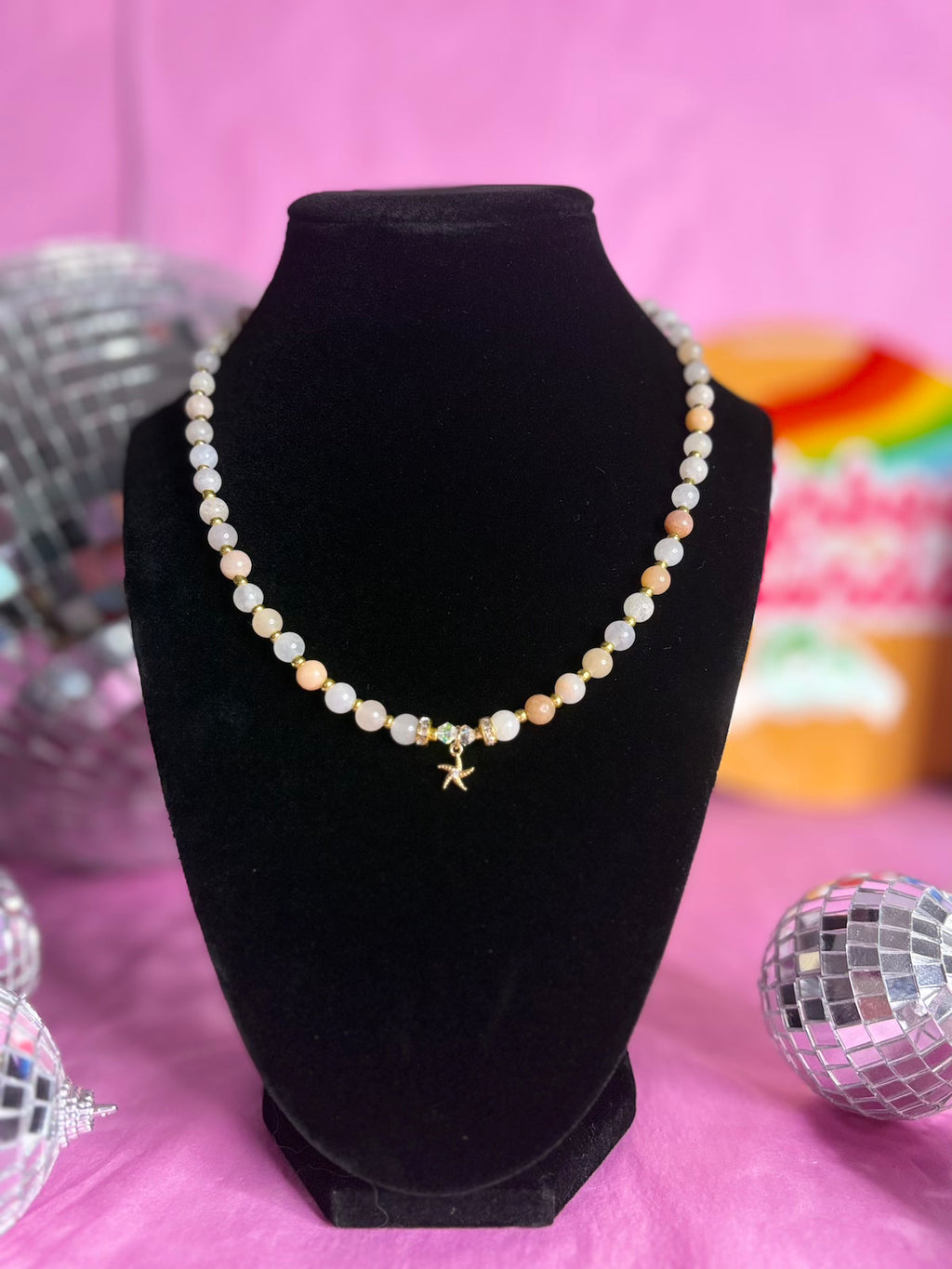 Seashell Stroll - Handmade Beaded Necklace