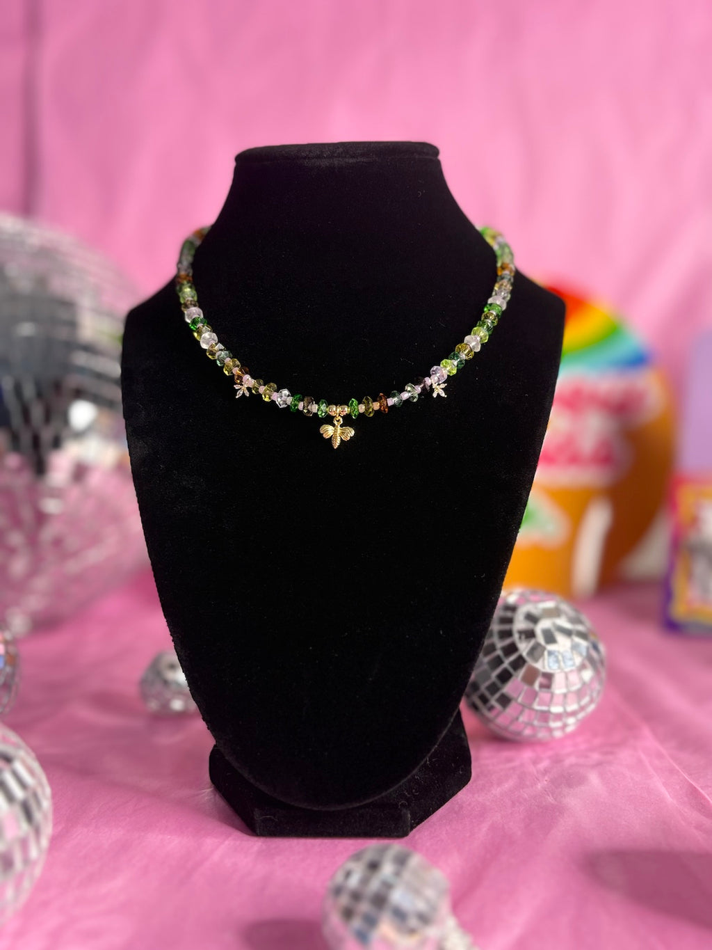 Enchanted garden - Handmade Beaded Necklace