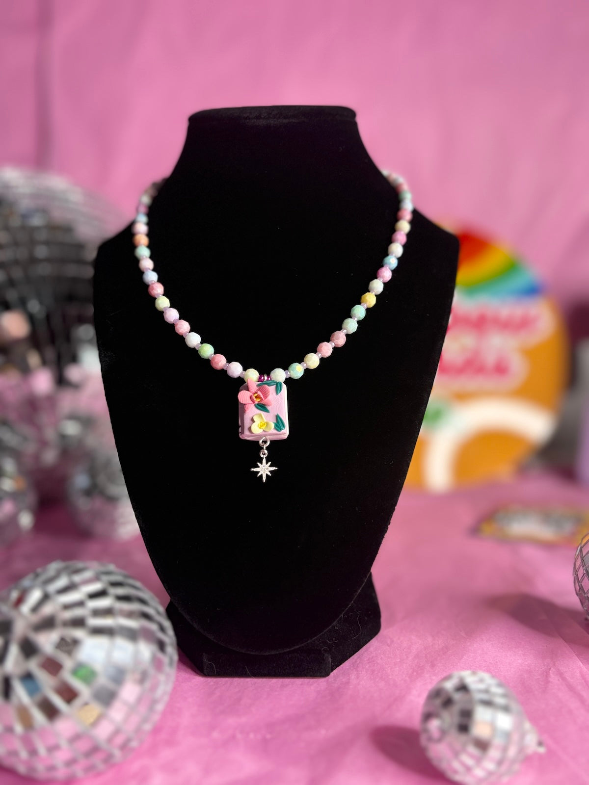 Once upon a bloom - Handmade Beaded Necklace