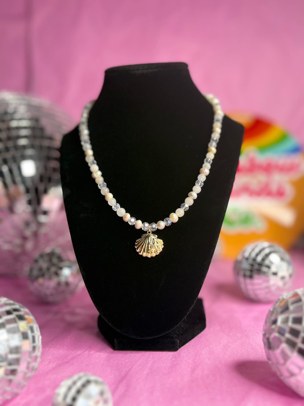 Pearl Tide - Handmade Beaded Necklace