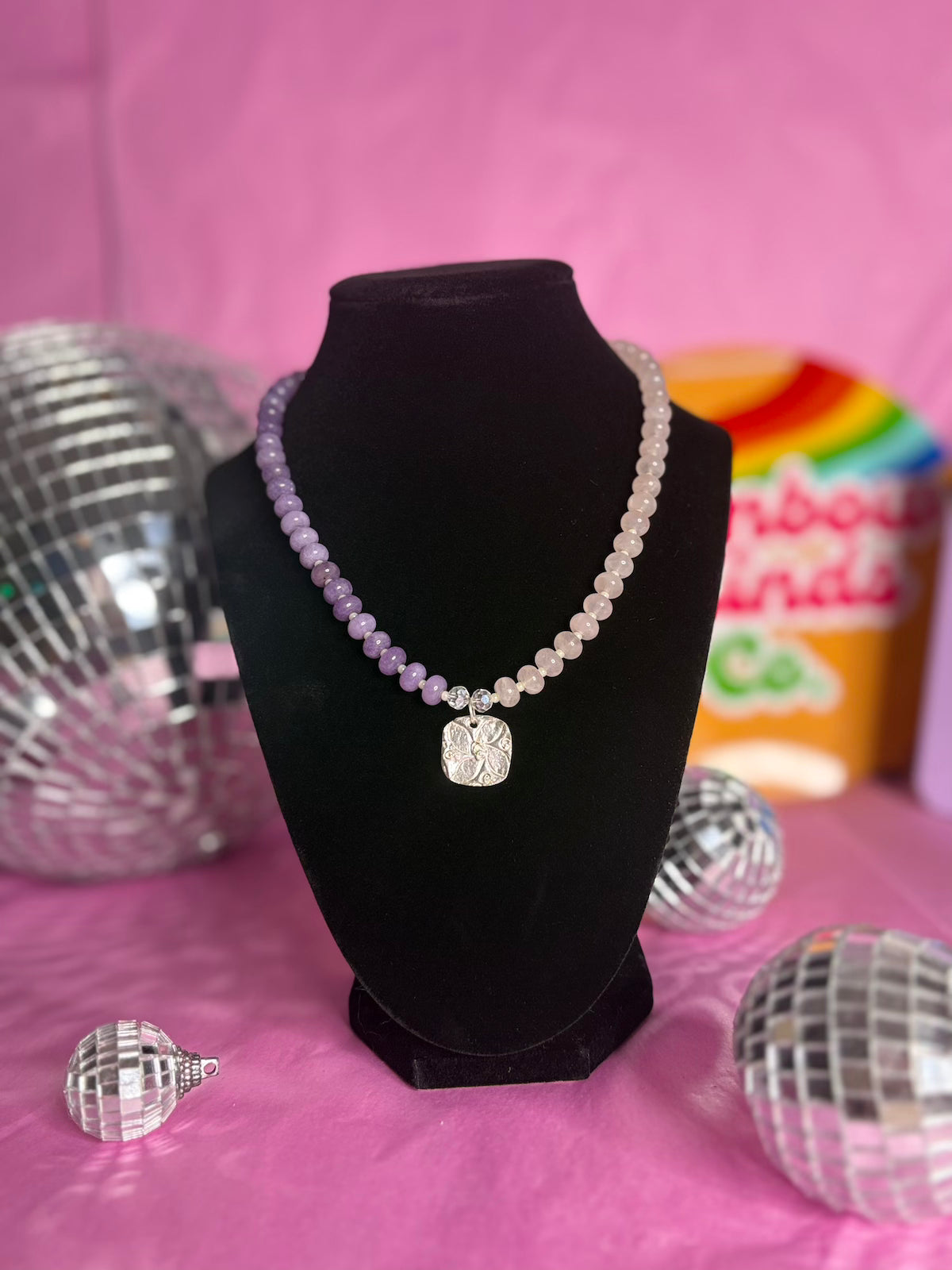 Petal Path - Handmade Beaded Necklace